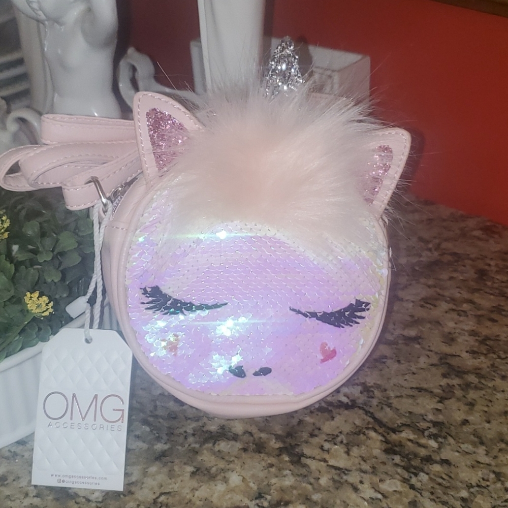 0608 OMG Glitter Unicorn Some Crossbody